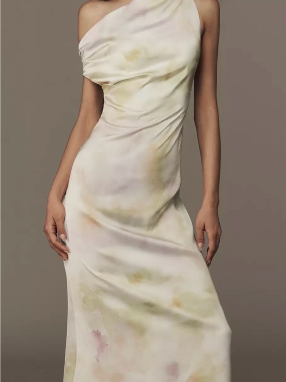 Anthropologie Curaae Plus Lova Off-Shoulder Maxi Dress